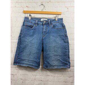 Croft & Barrow Jean Shorts Womens Size 6 Denim Stretch Casual